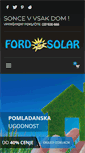 Mobile Screenshot of fordsolar.si