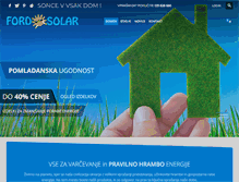 Tablet Screenshot of fordsolar.si